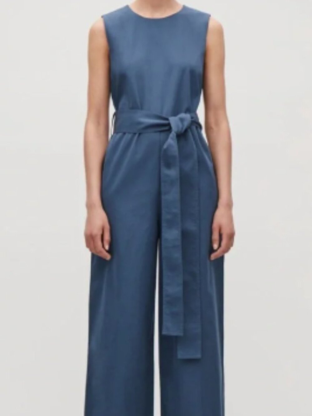 NWT COS slate Blue Jumpsuit Size 12